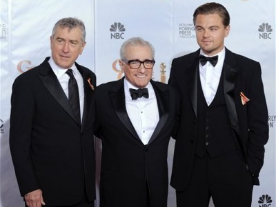 Robert De Niro e Leonardo DiCaprio consegnano il premio alla carriera al Maestro Martin Scorsese