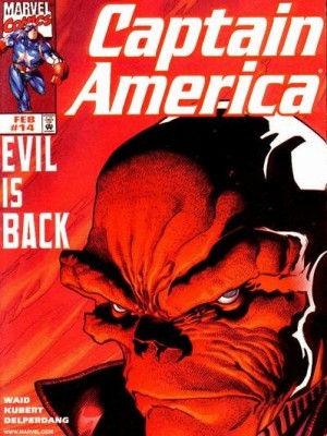 Teschio rosso sulla copertina dei fumetti di Capitan America Teschio rosso sulla copertina dei fumetti di Capitan America