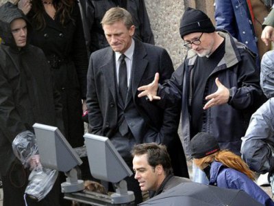 Craig con David Fincher sul set di Uomini che odiano le donne
