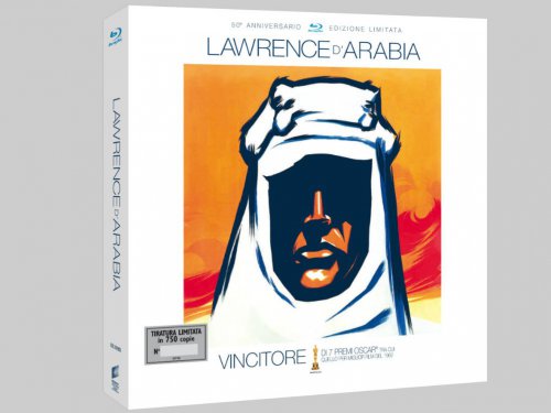 Lawrence d’Arabia clip esclusiva Blu-Ray - Il packshot dell'edizione 4 dischi