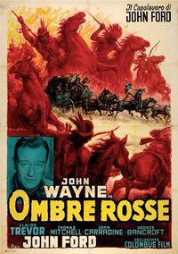 Ombre rosse - locandina Ombre rosse - locandina