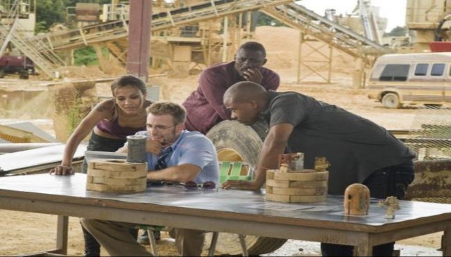 The Losers - Idris Elba, Chris Evans, Columbus Short e Zoe Saldana