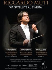 Riccardo Muti al Cinema - Locandina Riccardo Muti al Cinema - Locandina