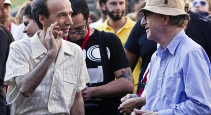 Woody Allen e Roberto Benigni Woody Allen e Roberto Benigni
