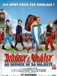 Asterix e Obelix al servizio di sua maestà - Poster Francese