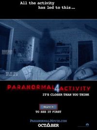 Paranormal Activity 4 - Poster Paranormal Activity 4 - Poster