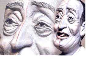 Una caricatura dell'attore Totò