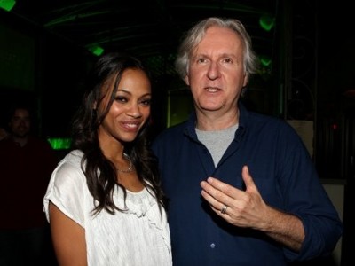 Zoe Saldana e James Cameron