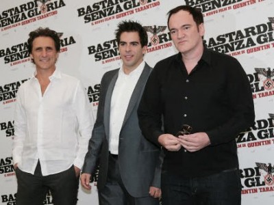 Lawrence Bender Eli Roth e Quentin Tarantino
