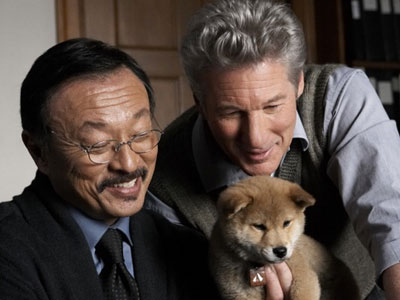 Richard Gere in una scena di Hachiko