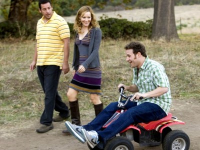 Adam Sandler Leslie Mann e Seth Rogen in Funny People