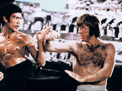 Bruce Lee e Chuck Norris