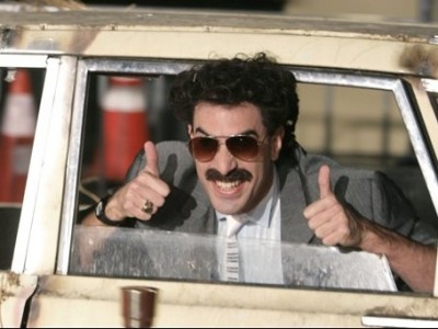 Sacha Baron Cohen nei panni di Borat