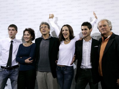 Il regista e il cast di Marpiccolo