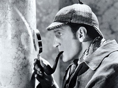 Basil Rathbone nei panni di Sherlock Holmes