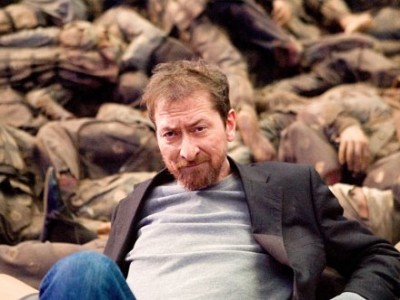 Frank Miller sul set di 300