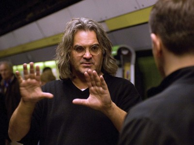 Paul Greengrass sul set di The Bourne Ultimatum