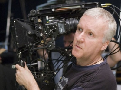 James Cameron sul set di Avatar