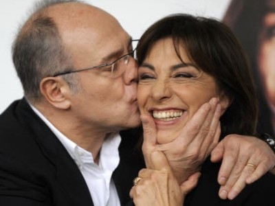 Carlo Verdone e Anna Bonaiuto all'anteprima del film
