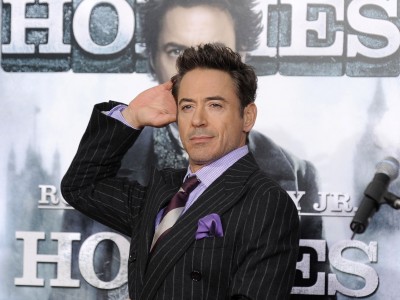 Robert Downey Jr. alla première di Sherlock Holmes