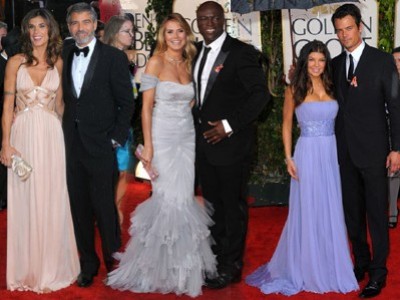 Elisabetta Canalis in Salvatore Ferragamo con George Clooney (bocciata), Heidi Klum in Roberto Cavalli con Seal (bocciata), Fergie in Dolce e Gabbana con Josh Duhamel (promossa)
