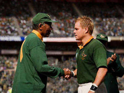 Invictus - Morgan Freeman e Matt Damon