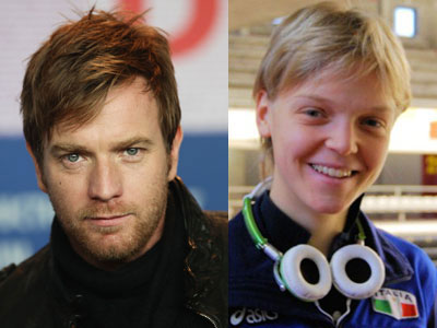 Ewan McGregor alla Berlinale; la nostra campionessa di Short Track, il bronzo olimpico Arianna Fontana
