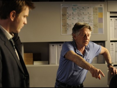 Ewan McGregor e Roman Polanski sul set di L'uomo nell'ombra