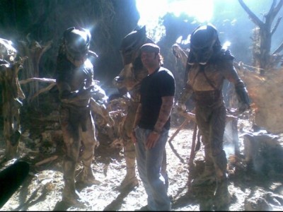 Robert Rodriguez sul set di Predators