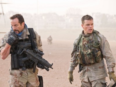 Jason Isaacs e Matt Damon in Green Zone