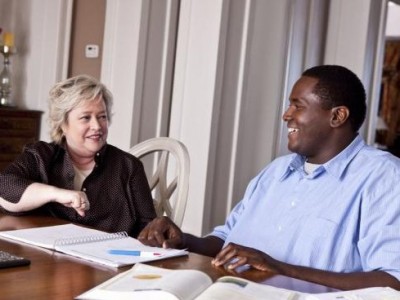 Quinton Aaron e Kathy Bates in The Blind Side