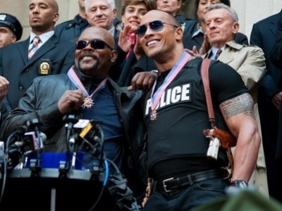 Samuel L. Jackson e Dwayne Johnson in The Other Guys
