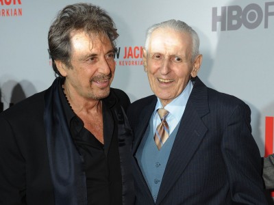 Al Pacino e Jack Kevorkian alla première di You Don't Know Jack