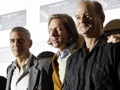 Wes Anderson insieme a George Clooney e Bill Murray