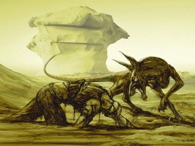 Concept Art dal nuovo progetto su Riddick