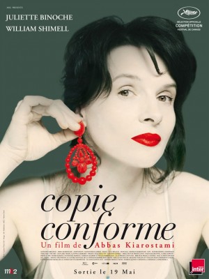 Juliette Binoche nel poster francese di Copia Conforme