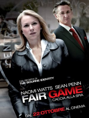 Naomi Watts e Sean Penn nel poster di Fair Game