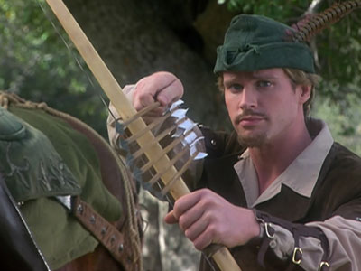 Robin Hood un uomo in calzamaglia