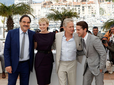 Oliver Stone Michael Douglas Shia LaBeouf