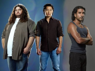 Daniel Dae Kim, Jorge Garcia e Naveen Andrews