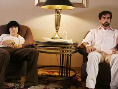 Paul Dano e Steve Carell in Little Miss Sunshine