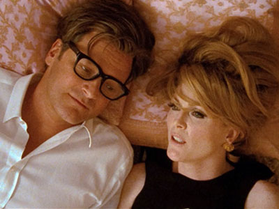 Colin Firth e Julianne Moore in A Single Man