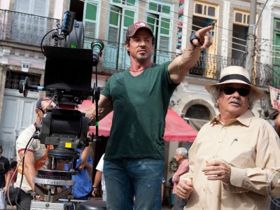 Sylvester Stallone, regista sul set di Expendables