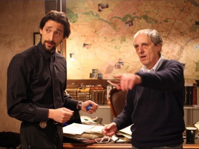 Adrien Brody e Dario Argento sul set di Giallo