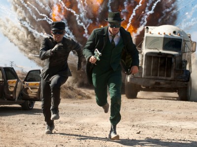 Seth Rogen e Jay Chou in una sequenza di The Green Hornet