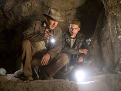 Harrison Ford e Shia LaBeouf in Indiana Jones e il regno del teschio di cristallo