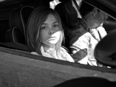 Elle Fanning sul set di Somewhere