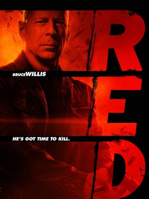 Bruce Willis nel poster di Red