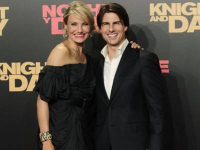 Cameron Diaz e Tom Cruise alla première di Innocenti bugie
