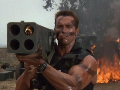 Arnold Schwarzenegger in Commando